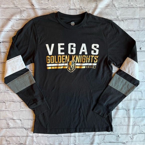 NHL Other - Las Vegas Golden Knights NHL Long Sleeve T-shirt Medium 38-40 Logo VGK Hockey